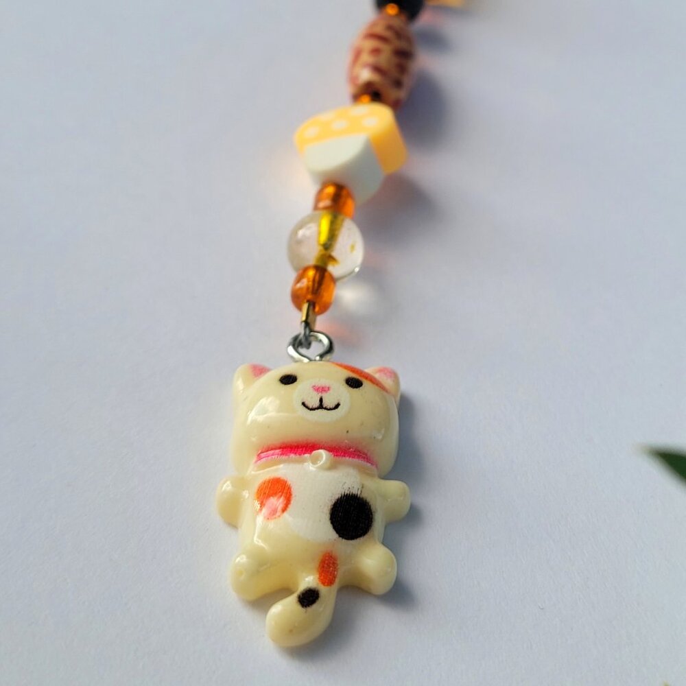 Calico Cat Keychain - Handmade - Picture 3 of 9